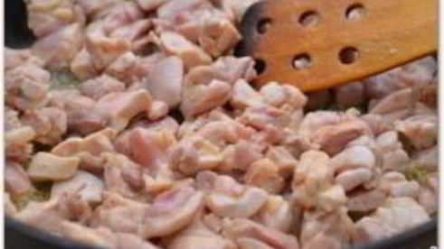 паста с курицей и медом