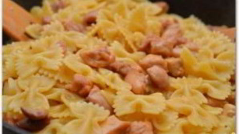 паста с курицей и медом