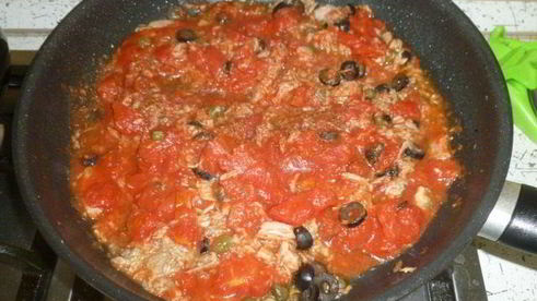 паста с тунцом