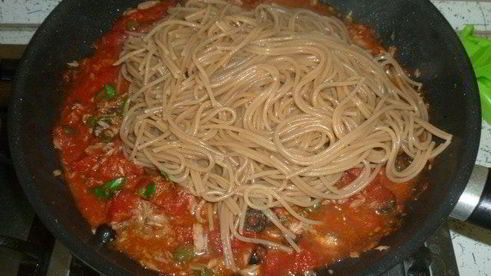 паста с тунцом