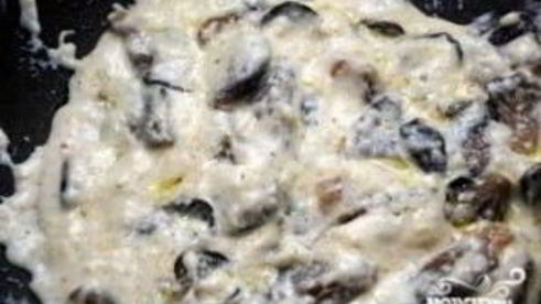 паста с вешенками