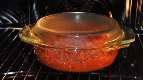 постные каннеллони под томатным соусом