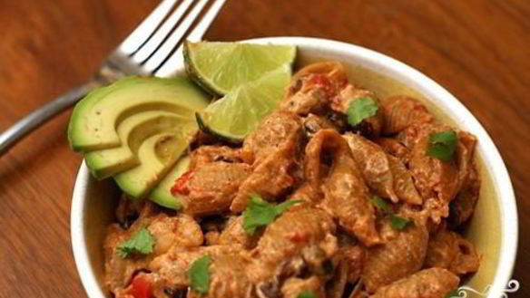 Рецепт Сливочной пасты с помидорами и фасолью