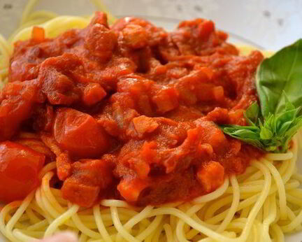 Спагетти 4 помидора