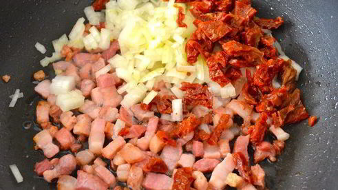 спагетти 4 помидора