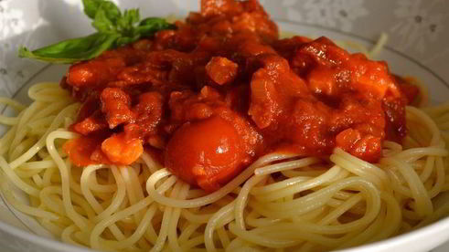 спагетти 4 помидора