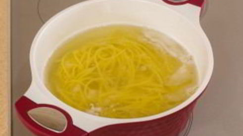 спагетти с грибным соусом