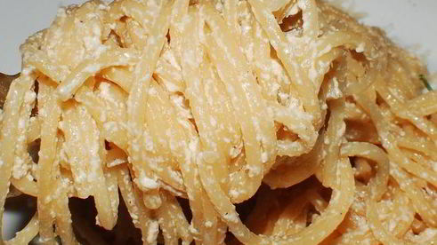 спагетти с индюшкой и лимоном