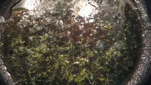 спагетти с лимоном и эстрагоном