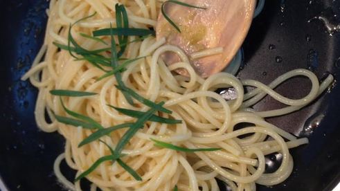 спагетти с лимоном и эстрагоном