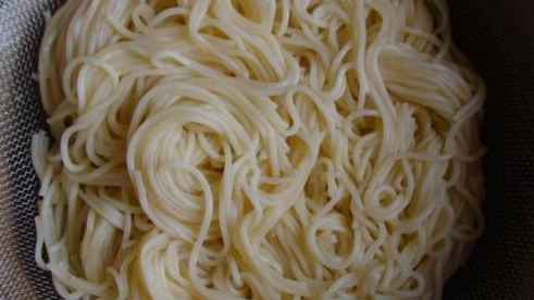 спагетти с оливками