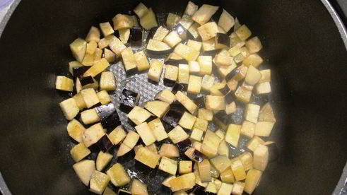 спагетти с сицилийской капонатой