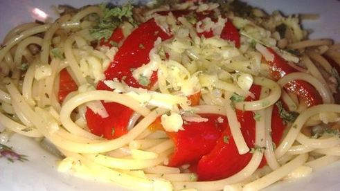 спагетти вегетарианские