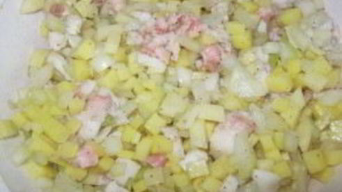 манты с картошкой и салом