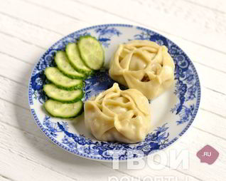 Манты с картошкой