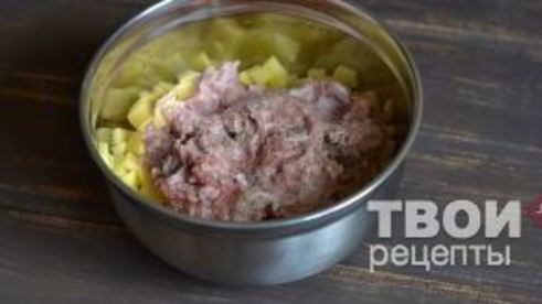 манты с картошкой