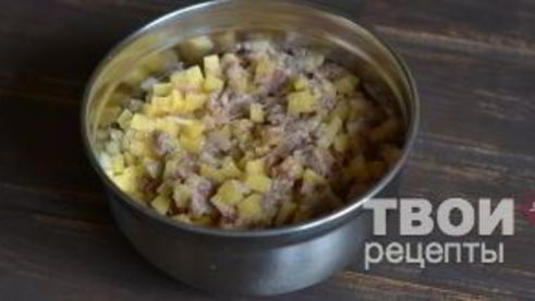 манты с картошкой