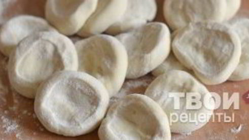 манты с картошкой