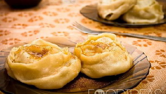 Рецепт Мантов с тыквой и мясом