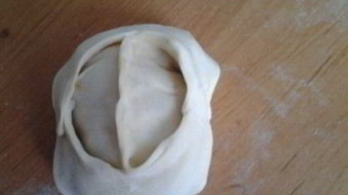 манты с тыквой и мясом