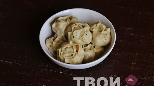 манты с тыквой