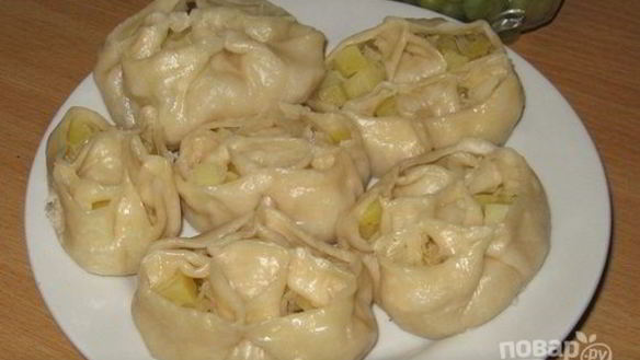 Рецепт Вегетарианских мантов