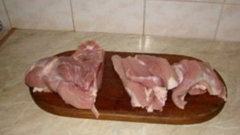 мясо по-французски с ананасом