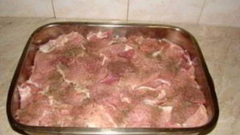 мясо по-французски с ананасом