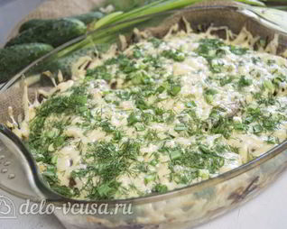 Мясо по-французски с картофелем