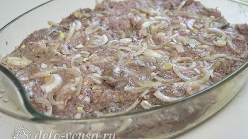 мясо по-французски с картофелем