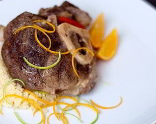 Апельсиновый оссобуко из говяжьей голяшки