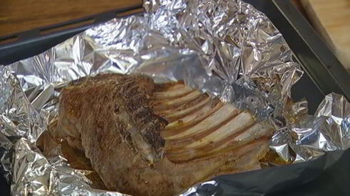 бараньи ребрышки с гранатовым соусом