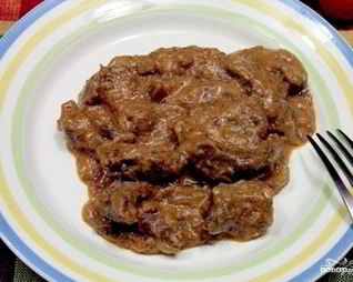 Бефстроганов в пароварке