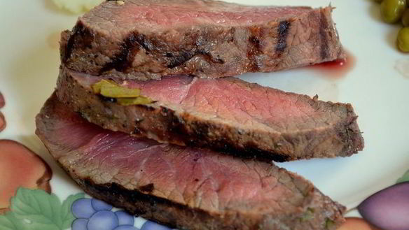 Рецепт Говядины в лимонно-чесночном маринаде