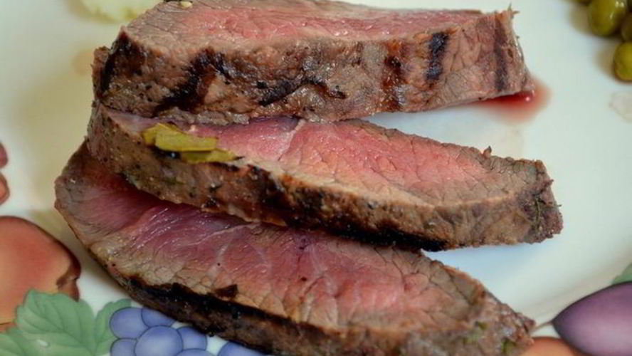 Рецепт говядины в лимонно-чесночном маринаде