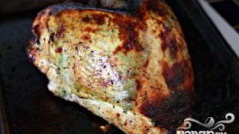 индейка с лимонной цедрой и шалфеем