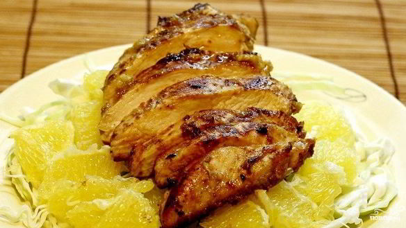 Рецепт Куриной грудки с апельсинами