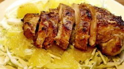 куриная грудка с апельсинами