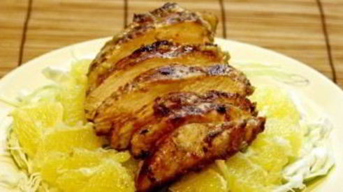 куриная грудка с апельсинами