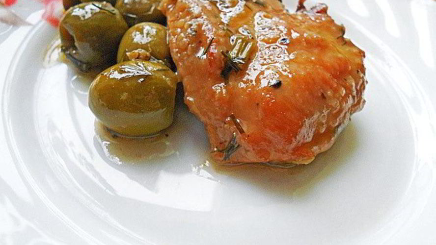 Рецепт куриной грудки с оливками