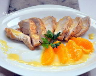 Куриная грудка в апельсиновом соусе