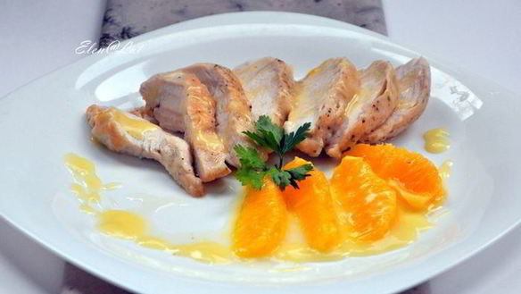 Рецепт Куриной грудки в апельсиновом соусе