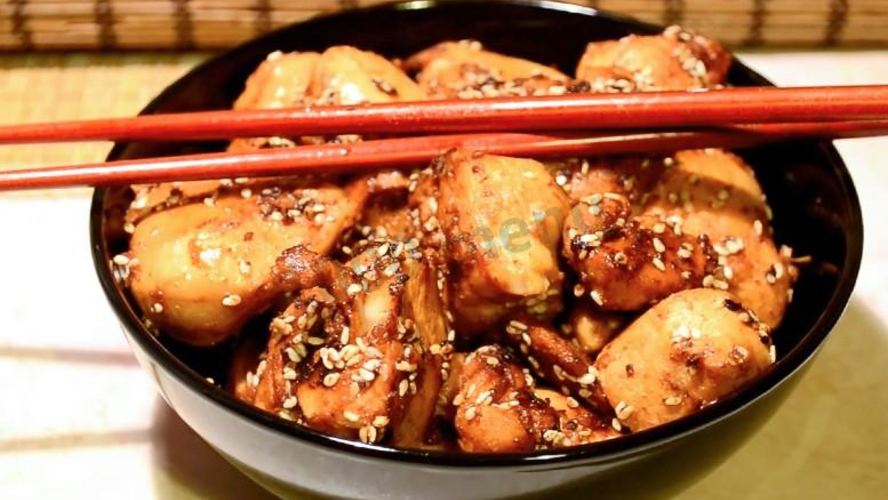 Рецепт куриного филе в соевом соусе