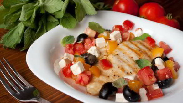 Рецепт Куриных грудок в греческом стиле