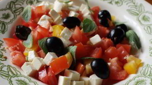 куриные грудки в греческом стиле