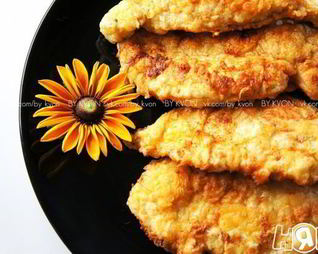 Куриные отбивные в тесте