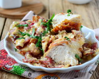 Курица в карбонаре