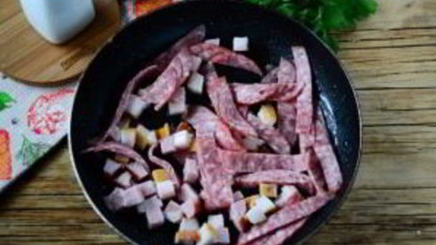 курица в карбонаре