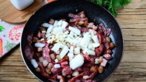 курица в карбонаре