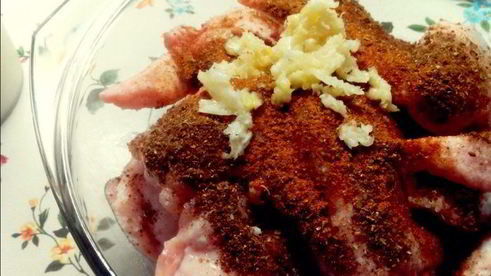 курица в маринаде с лимоном